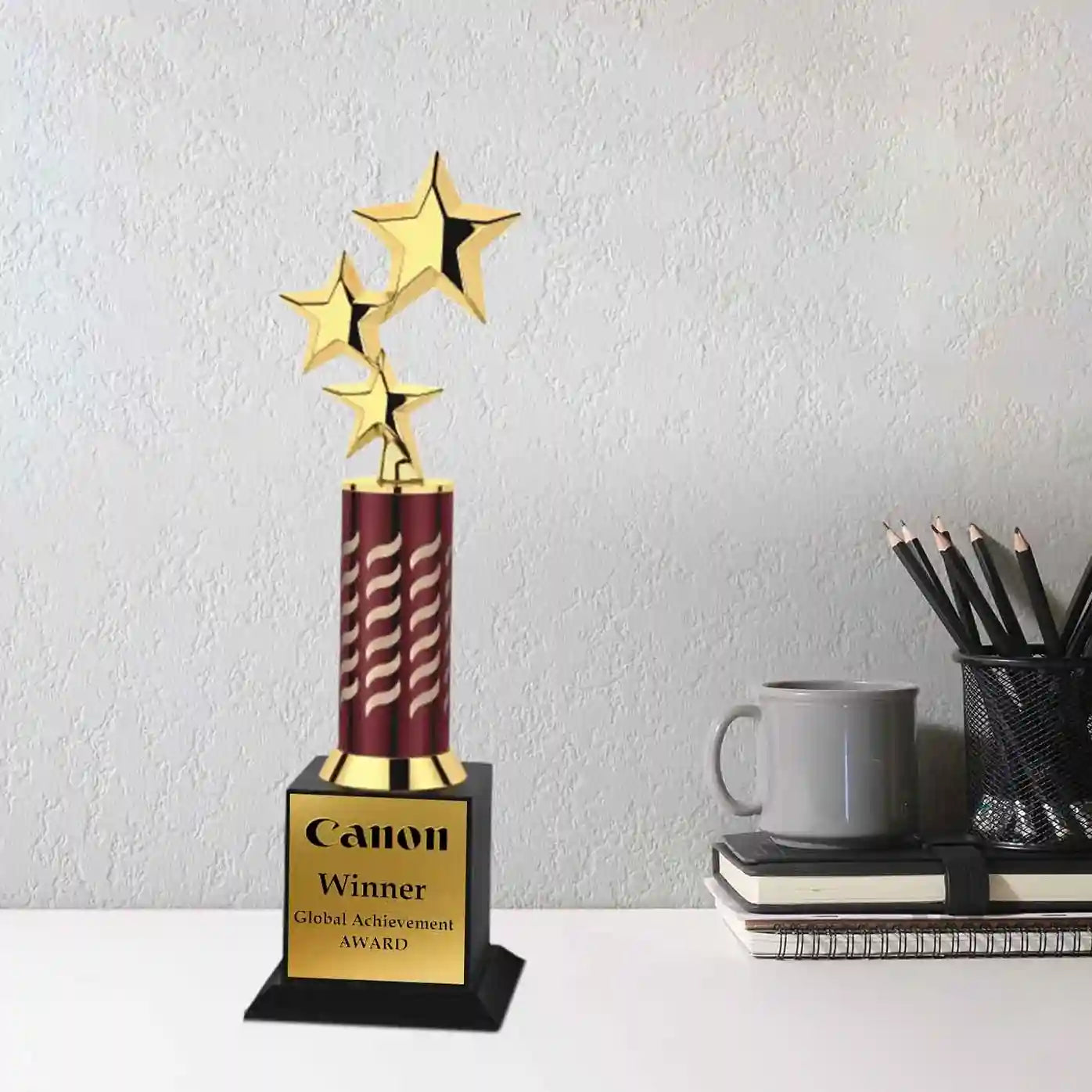 Red 3-Star Victory Trophy